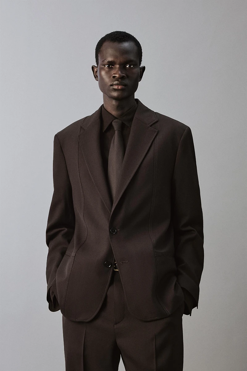 WOOL BLEND SUIT BLAZER