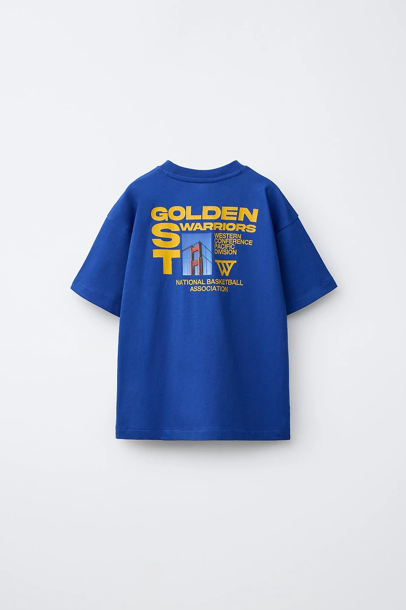NBA GOLDEN STATE WARRIORS PRINTED T-SHIRT