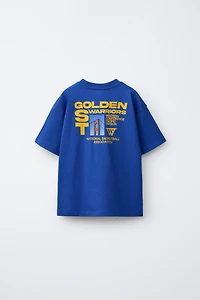 NBA GOLDEN STATE WARRIORS PRINTED T-SHIRT