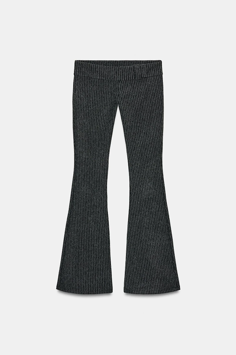 PINSTRIPE FLARE PANTS