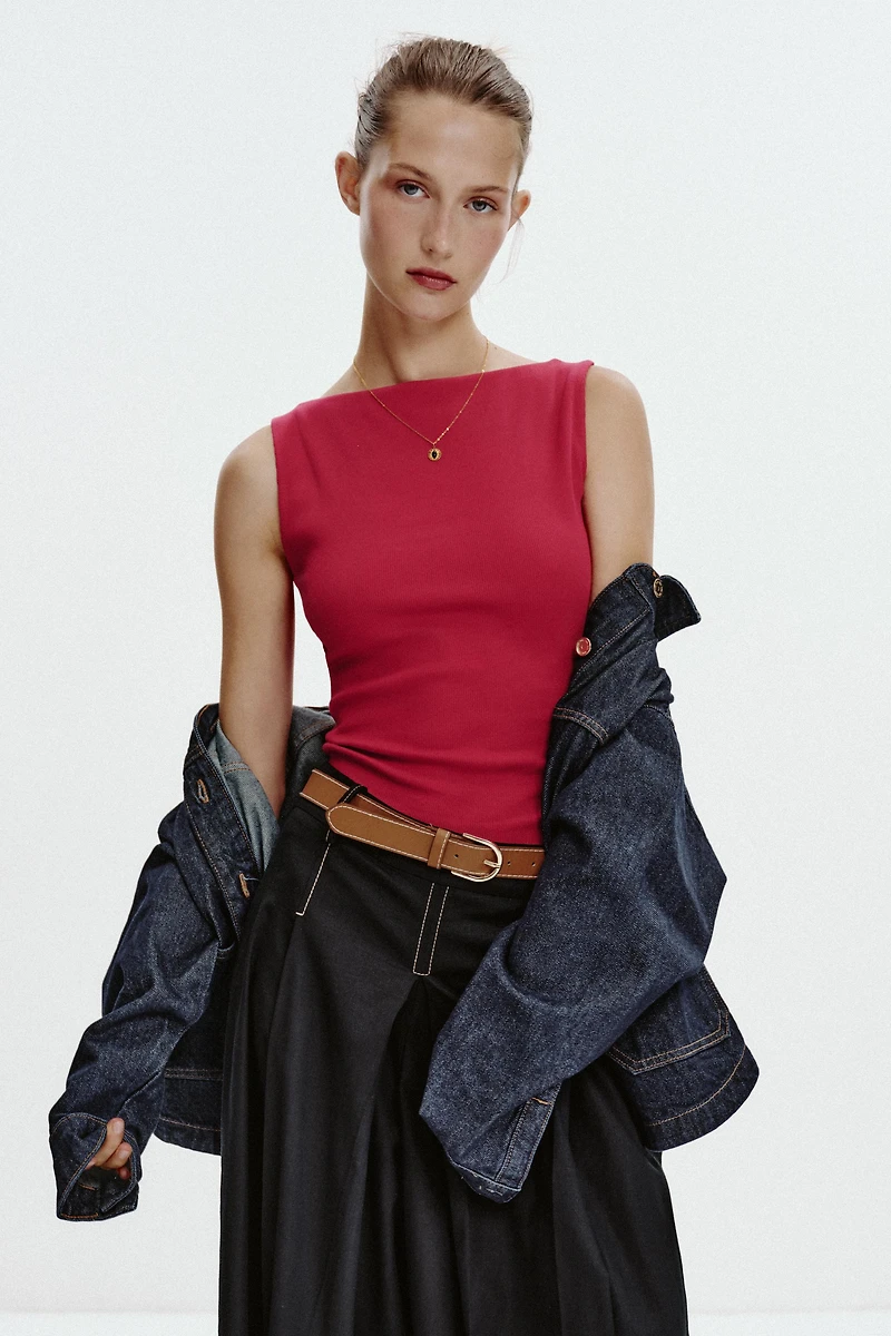 RIB T-SHIRT