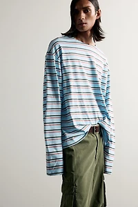 STRIPED JACQUARD T-SHIRT