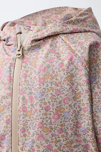 WATER RESISTANT PRINTED RUBBERIZED RAINCOAT