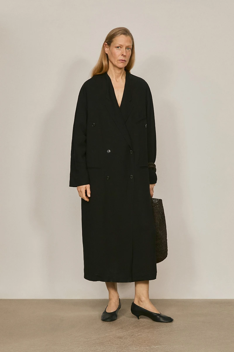 Long double-breasted trench coat - LIMITED EDITION