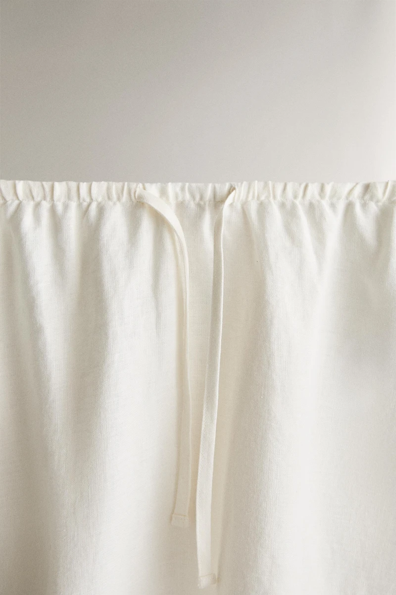 LONG LINEN SKIRT
