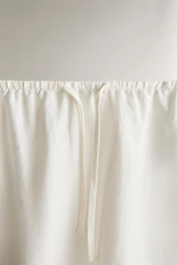 LONG LINEN SKIRT