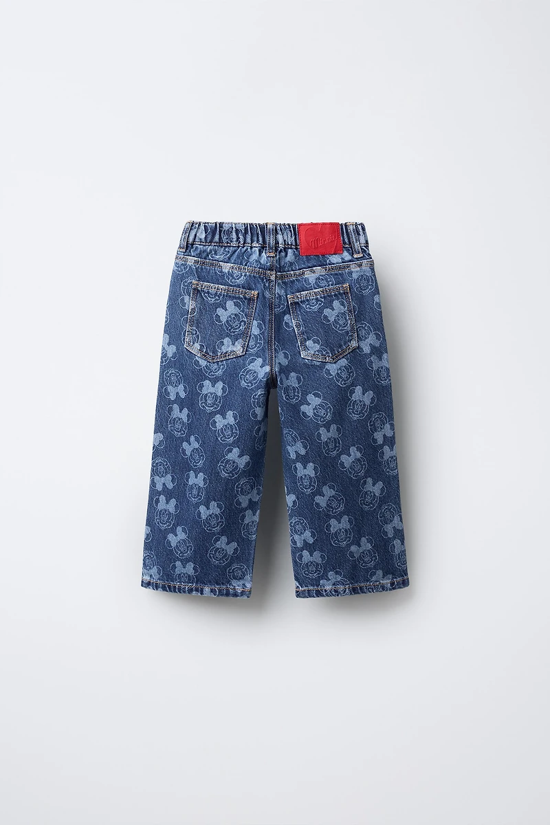 MINNIE MOUSE © DISNEY PRINT CULOTTE JEANS