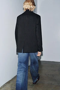 ZW COLLECTION STRIPED LINEN BLAZER