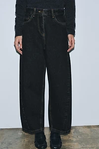 ZW COLLECTION MID-RISE ANKLE BALLOON JEANS