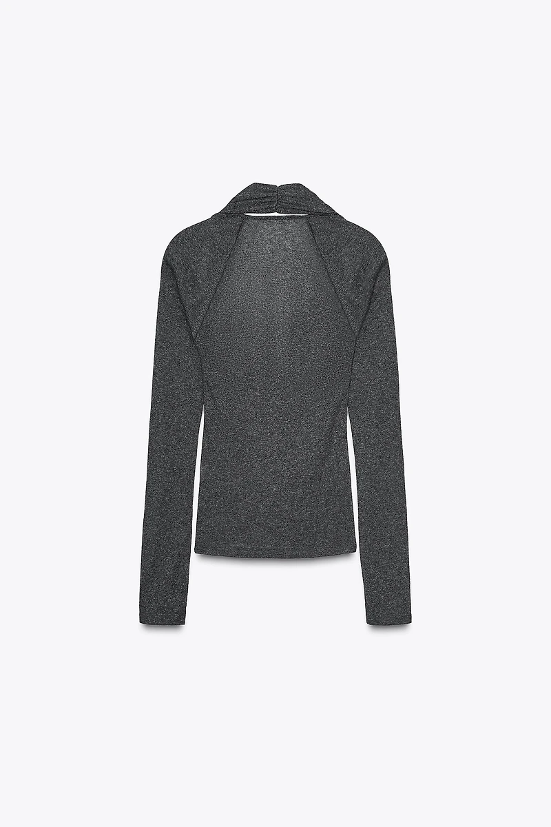 HALTER DOUBLE BOLERO T-SHIRT
