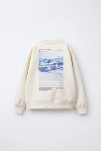 SKI PRINT SWEATSHIRT