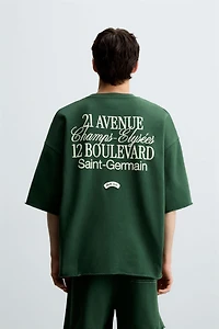 CONTRAST PATCH SWEATSHIRT