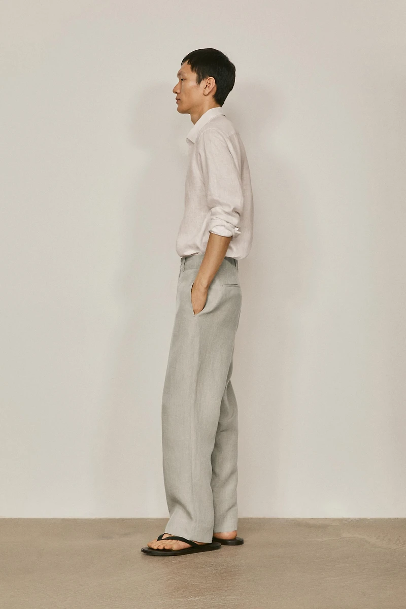 100% linen trousers - Limited Edition