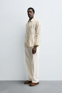 STRIPED JACQUARD SHIRT