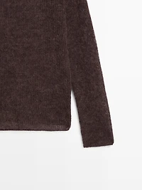 Pull maille laine et alpaga