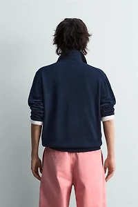 RELAXED FIT KNIT POLO SHIRT