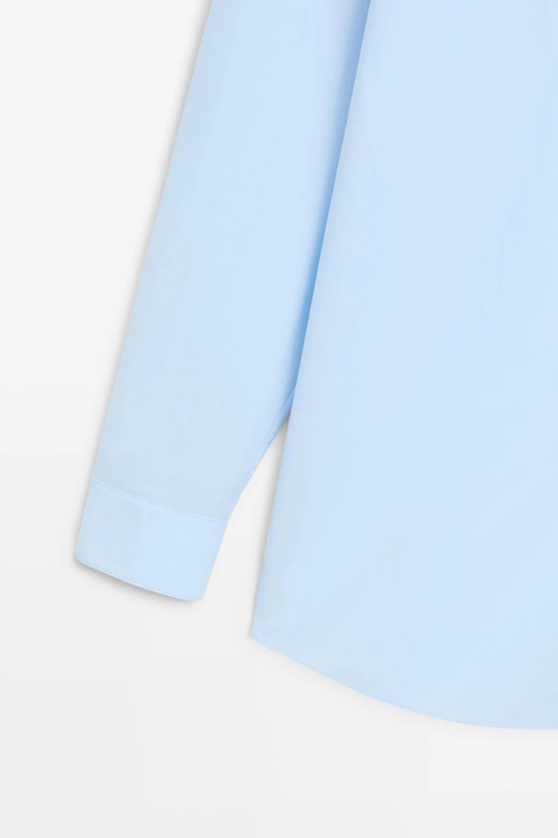 100% cotton poplin shirt