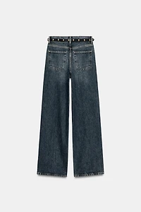 JEAN Z1975 DROIT FUSELÉ TAILLE HAUTE AVEC CEINTURE