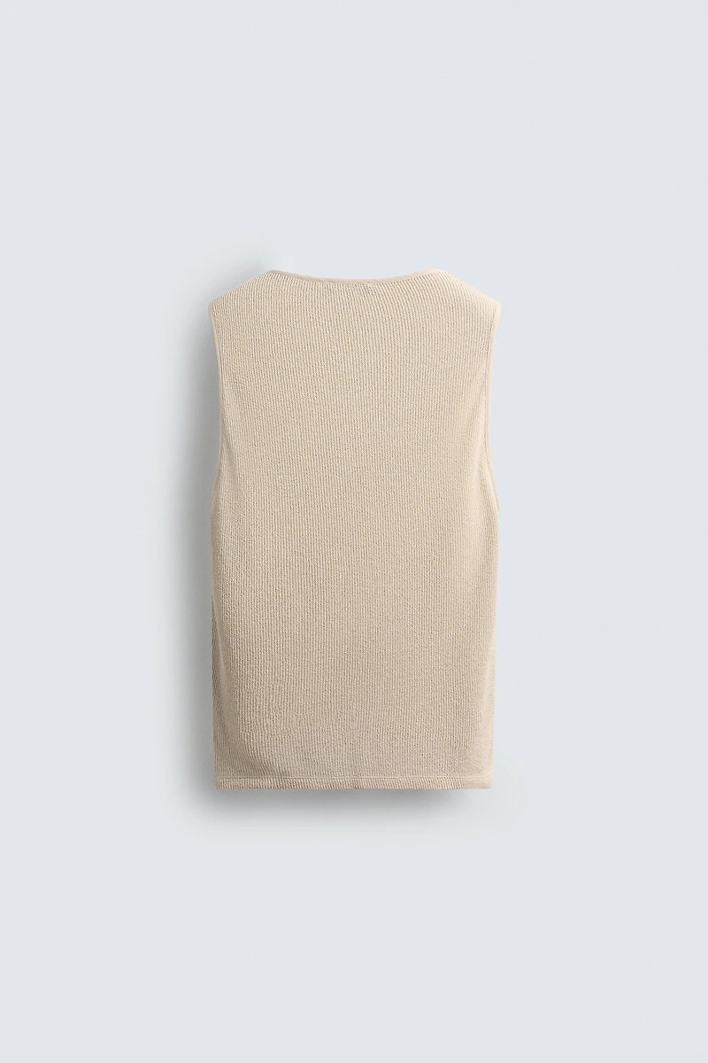 TEXTURED TANK TOP