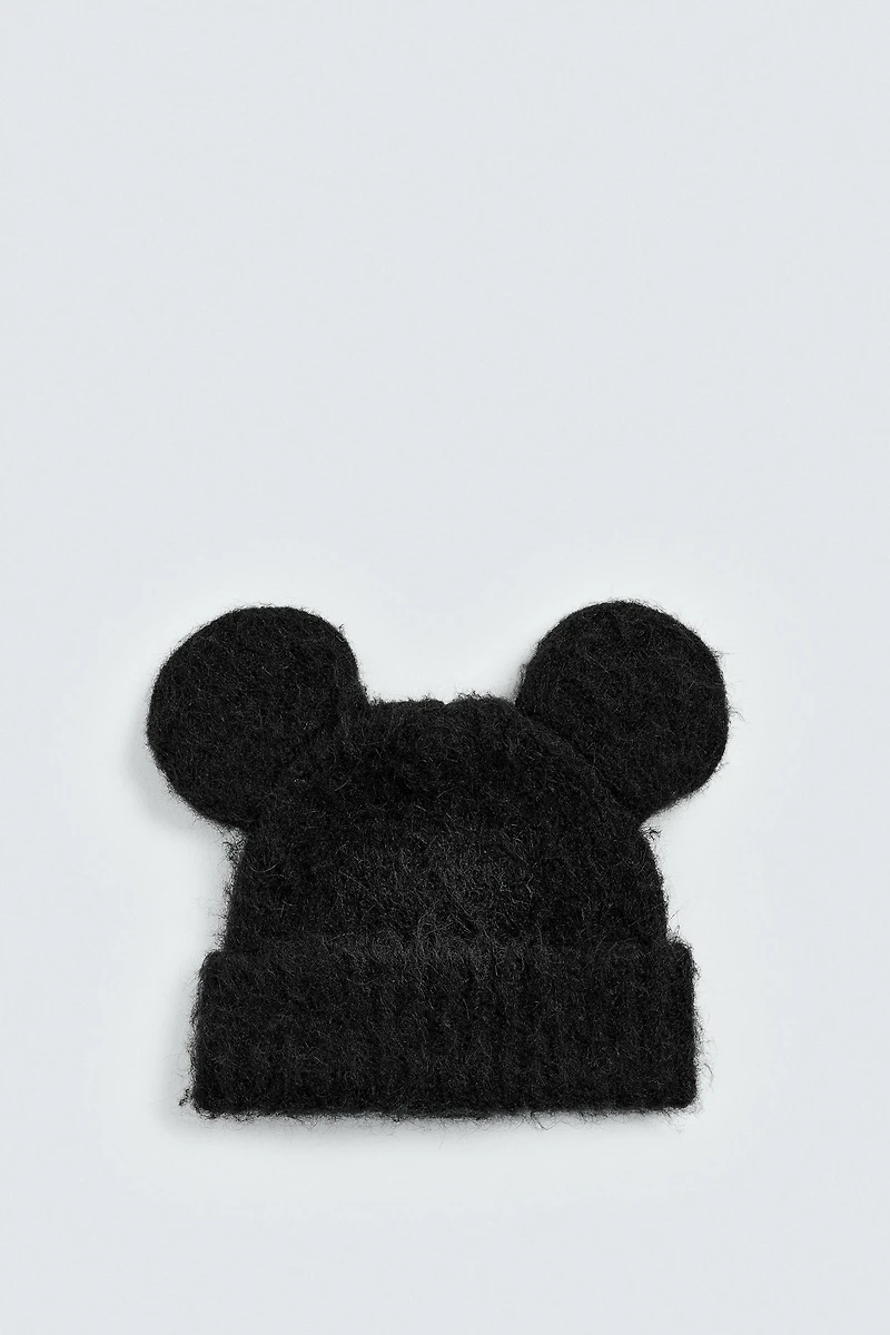 MICKEY MOUSE EAR KNIT BEANIE HARRY LAMBERT FOR ZARA X DISNEY