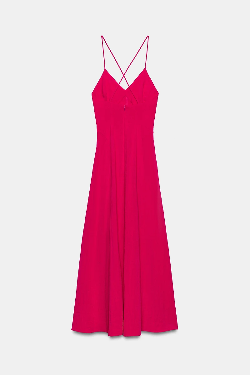 STRAPPY MIDI DRESS
