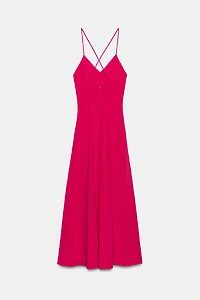 STRAPPY MIDI DRESS
