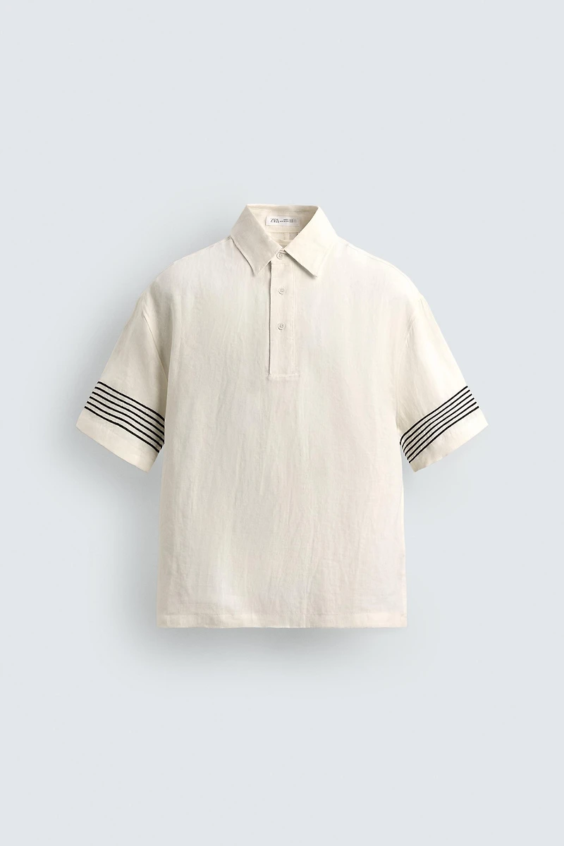 100% LINEN POLO SHIRT