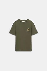 T-SHIRT PASSEMENTERIE EFFET DÉLAVÉ