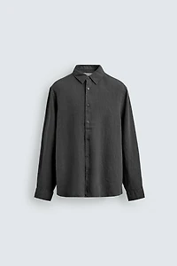 100% LINEN REGULAR FIT SHIRT