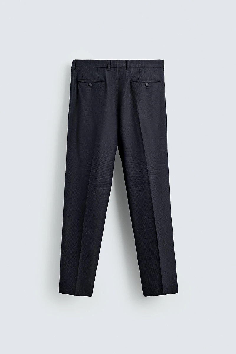 HOUNDSTOOTH SUIT PANTS