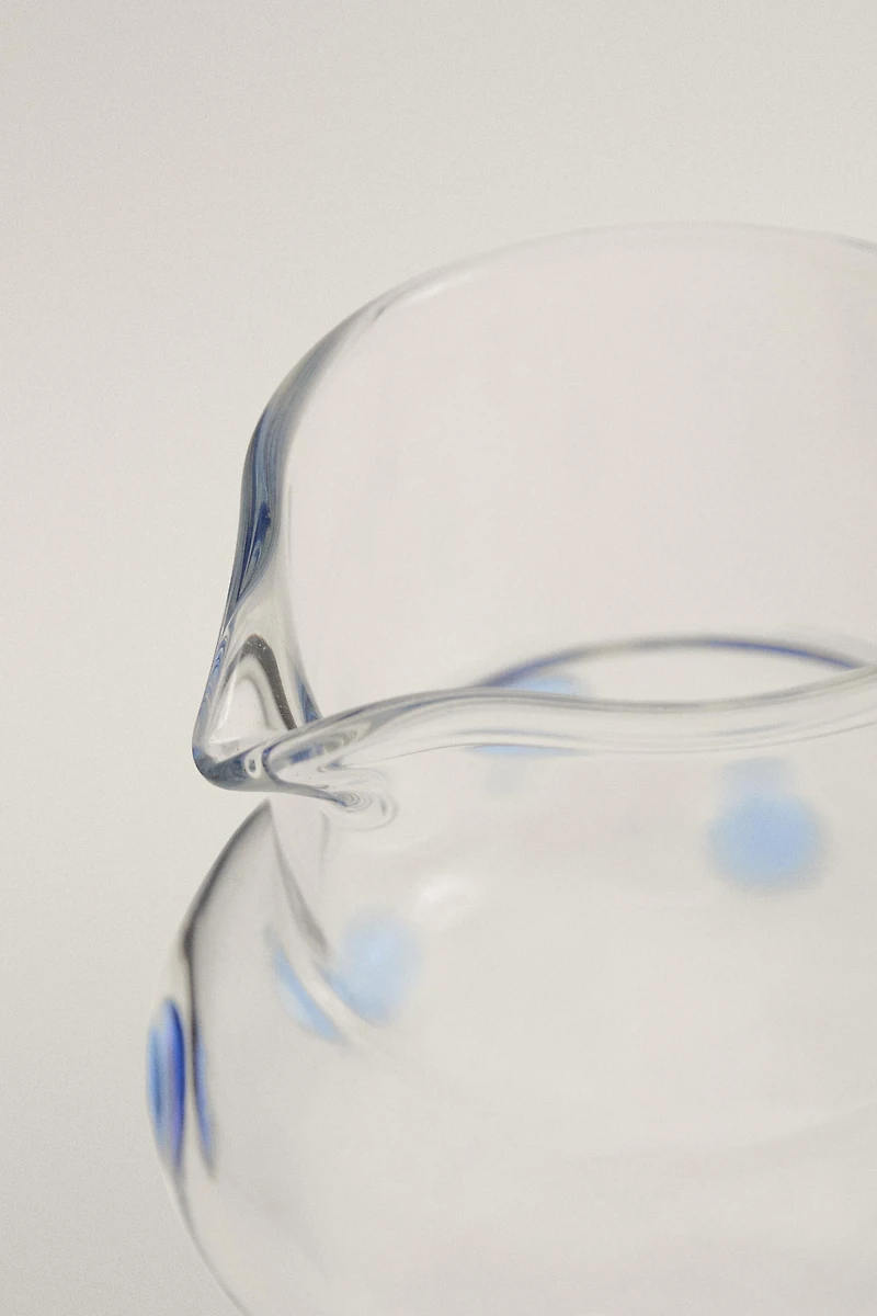 BOROSILICATE GLASS BUBBLE PITCHER