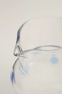 BOROSILICATE GLASS BUBBLE PITCHER