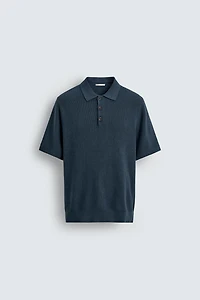 POLO EN MAILLE NACRÉE