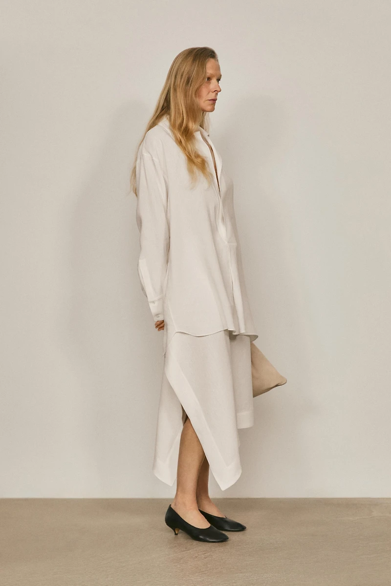 Flowing linen blend shirt - LIMITED EDITION