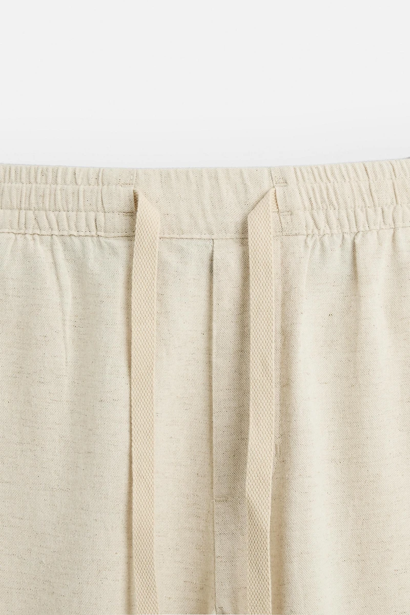 PANTALON RELAXED FIT COTON - LIN
