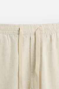 PANTALON RELAXED FIT COTON - LIN