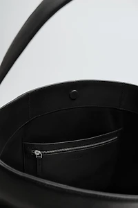 LEATHER SHOPPER BAG