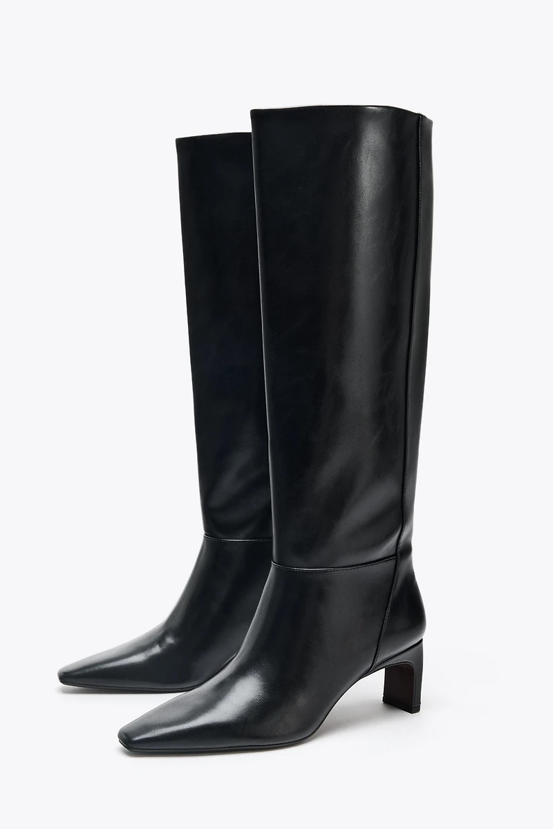 WIDE HEEL BOOTS