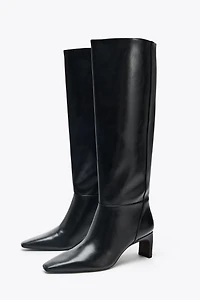 WIDE HEEL BOOTS
