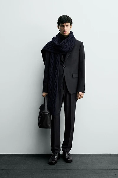 PINSTRIPE SUIT BLAZER