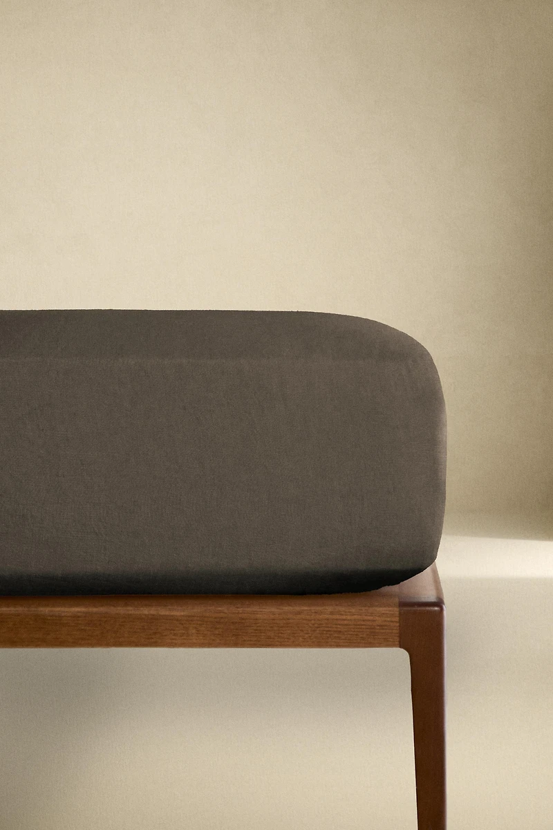 DRAP-HOUSSE LIN LAVÉ | 30 CM HAUTEUR (140 G/M²)