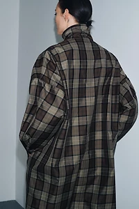 CHECKED TRENCH COAT ZW COLLECTION LIMITED EDITION