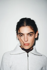 VESTE MOLLETON ZIPPÉE