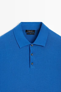 100% Cotton Knit Polo Shirt