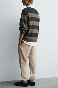 SLIM FIT JOGGER WAIST PANTS