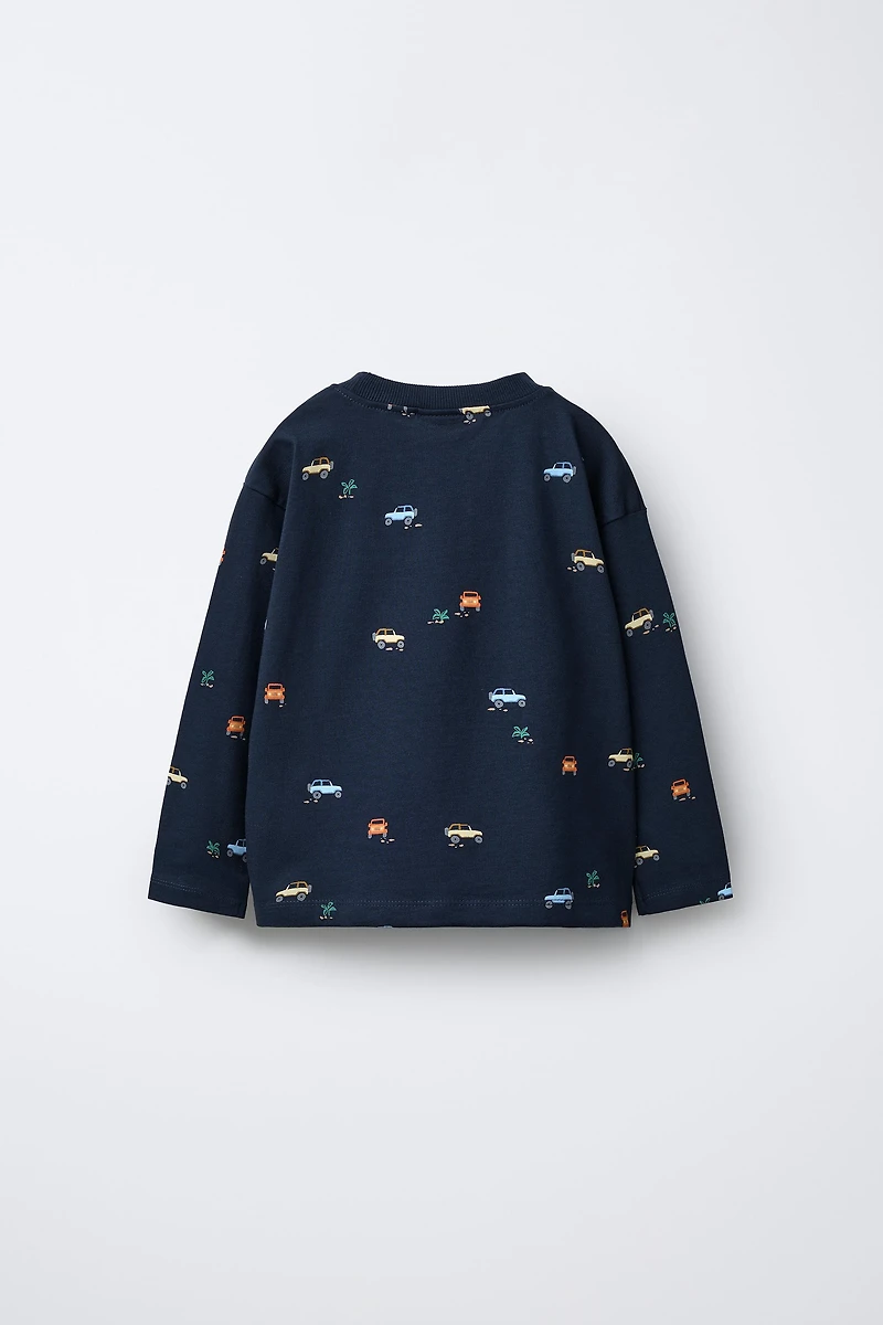 CAR PRINT T-SHIRT