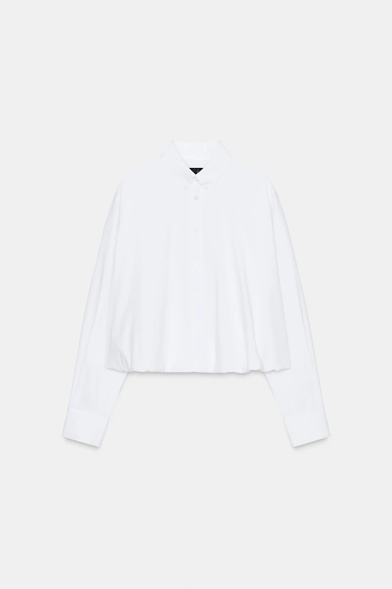 BALLOON POPLIN SHIRT