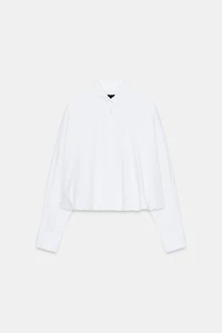 BALLOON POPLIN SHIRT