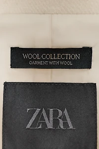 ZW COLLECTION WOOL SHORT COAT