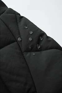 WATER REPELLENT PADDED BOMBER JACKET